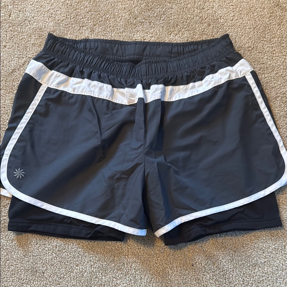 Athleta Gray Running Shorts